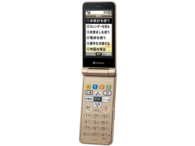 かんたん携帯 SoftBank 843SHの製品画像 - 価格.com