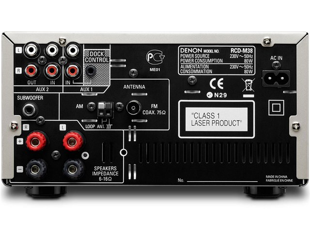 ミニコンポ　RCD-M38 RCD-M38の製品画像 - 価格.com