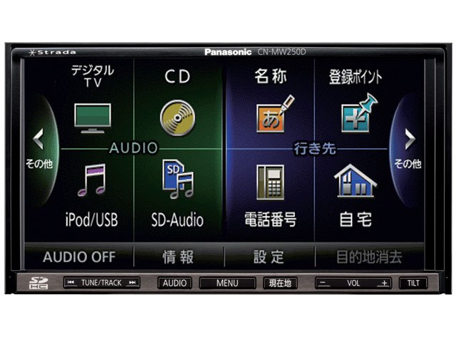 ジャンク品 パナソニック HDDナビ CN-MW250D 管G0705-12 メーカー別