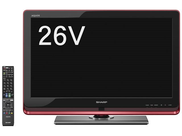 SHARP 液晶カラーテレビ LC-26DZ3 レッド 2010年製 - テレビ