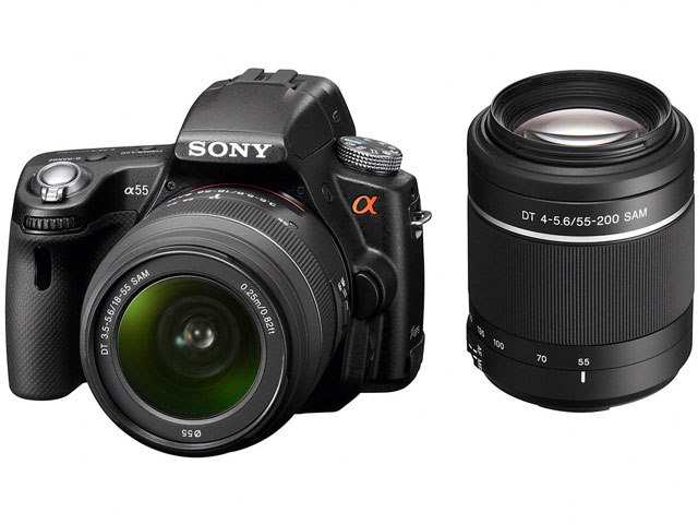 α55 SLT-A55VY ダブルズームレンズキットの製品画像 - 価格.com