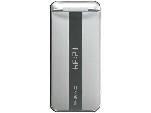 AQUOS SHOT SoftBank 002SH [シルバー]の製品画像 - 価格.com