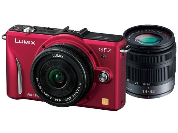 LUMIX DMC-GF2W-R ダブルレンズキット [ファインレッド]の製品画像 