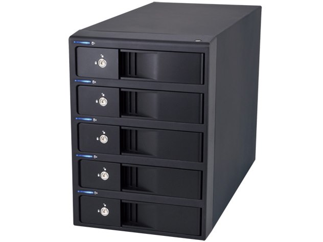 裸族のインテリジェントビル5Bay USB3.0+eSATAコンボ CRIB535EU3の製品