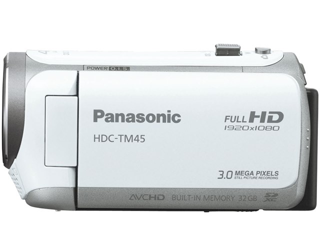 Panasonic ビデオカメラ HDC-TM45-W ホワイト