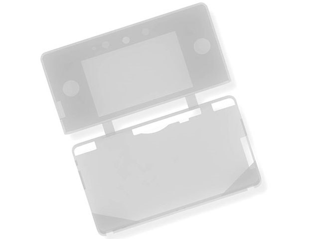 3DS ダミージャケット CYBER・シリコンジャケット(3DS用) CY-3DSSJK-WH [クリアホワイト]の