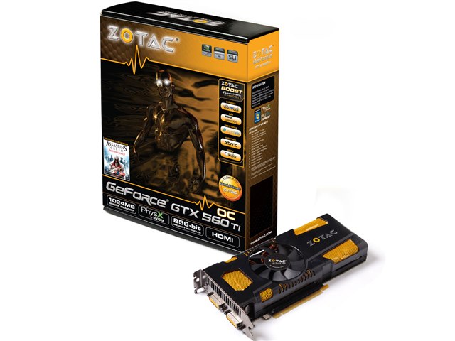 ZOTAC GeForce GTX 560 Ti OC ZT-50303-10M [PCIExp 1GB]の製品画像