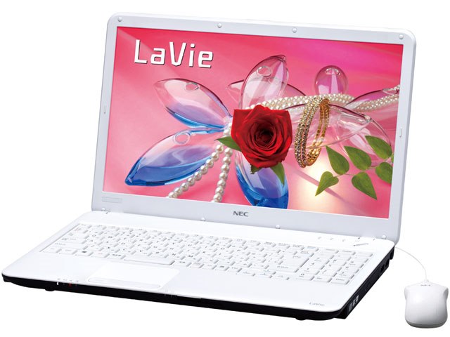 NEC Lavie PC-LS350SSW ホワイト ノートPC LaVie S LS350/TSW PC-LS350TSW [エクストラホワイト]の製品画像
