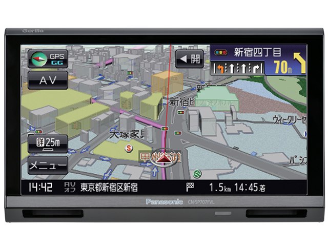 パナソニック CN-SP707FVL カーナビゲーションシステム GORILLA CN-SP707FVLの製品画像 - 価格.com