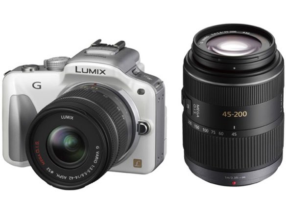 ミラーレス一眼カメラ LUMIX DMC-G3W ダブルズームレンズ LUMIX DMC-G3W-W ダブルズームレンズキット [シェルホワイト]の製品