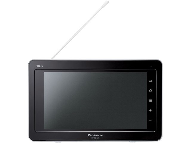 充電式防水テレビ　Panasonic VIERA SV-ME970　ポータブル ビエラ・ワンセグ SV-ME970-K [ノーブルブラック]の製品画像 - 価格.com