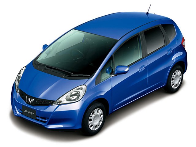 HONDA ホンダフィット　アズールブルーメタリック　モデルカー　　サンプル HONDA ホンダ アズールブルーメタリック モデルカー フィット