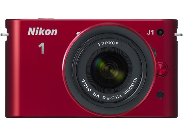 Nikon 1 J1 標準ズームレンズキット [レッド]の製品画像 - 価格.com