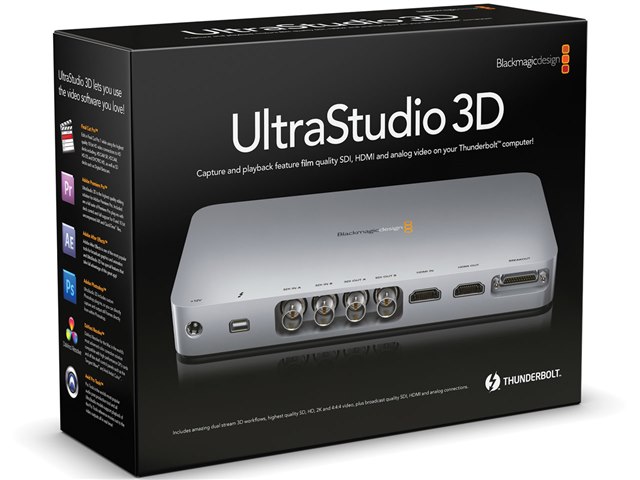 ビデオキャプチャー・キャプチャーボード Blackmagic Design UltraStudio 3D Blackmagic Design UltraStudio Monitor 3G 価格比較 - 価格.com