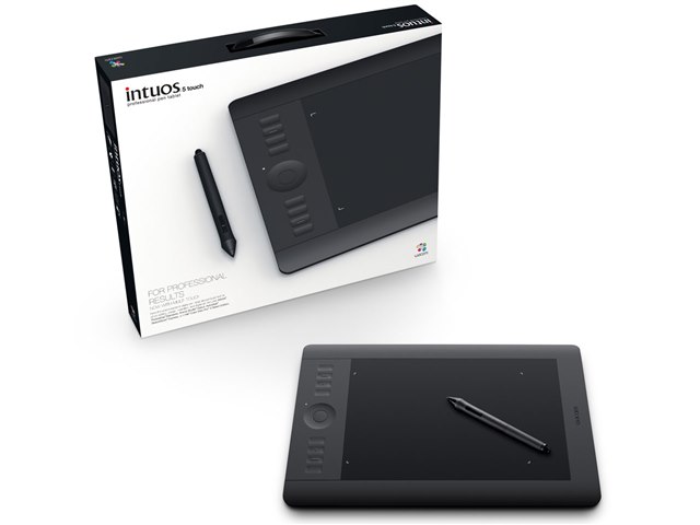 WACOM】Intuos5 Medium PTK-650/K ペンタブレット 動作品 ワコム 