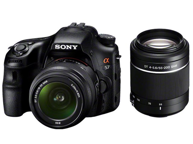 sony α57 ダブルズームレンズキット SLT-A57Y おまけ付き α57 SLT-A57Y ダブルズームレンズキットの製品画像 - 価格.com