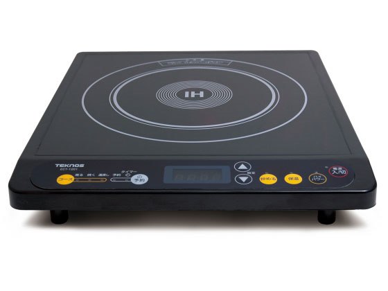 テクノス　電磁調理器　ECT-1201 IHクッキングヒーター タイマー 保温 ロック機能付き 卓上 IH調理器