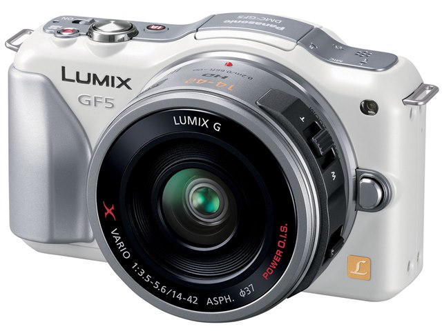 LUMIX DMC-GF5X-W 電動ズームレンズキット [シェルホワイト]の製品画像