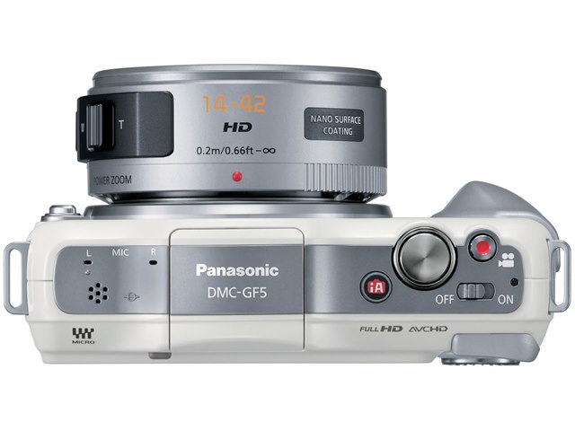 パナソニック LUMIX DMC-GF5X-W レンズキット シェルホワイト LUMIX DMC-GF5X-W 電動ズームレンズキット [シェルホワイト]の製品画像