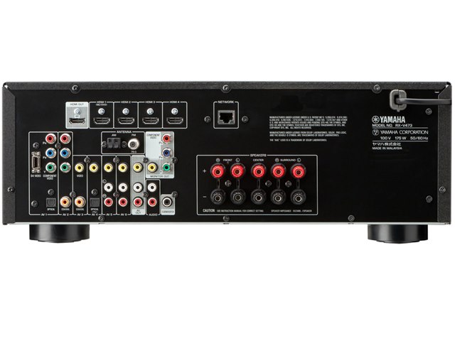 YAMAHA AVアンプ RX-V473 動作確認済み　リモコン、アンテナ付 RX-V473(B) [ブラック]の製品画像 - 価格.com