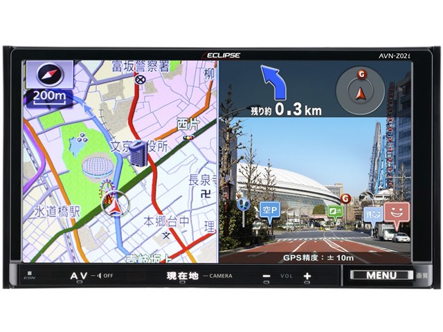 カーナビ イクリプス AVN-Z02i カーオーディオ - カーナビ
