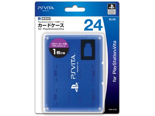 カードケース24 For Ps Vita Psv 018 ブルー の製品画像 価格 Com