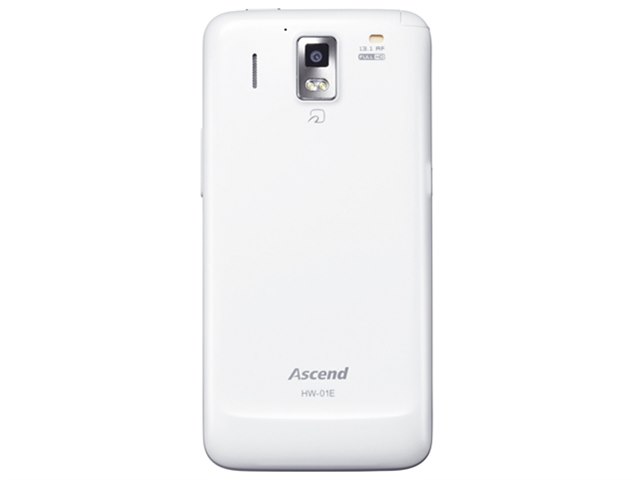 Ascend HW-01E docomo [White]の製品画像 - 価格.com