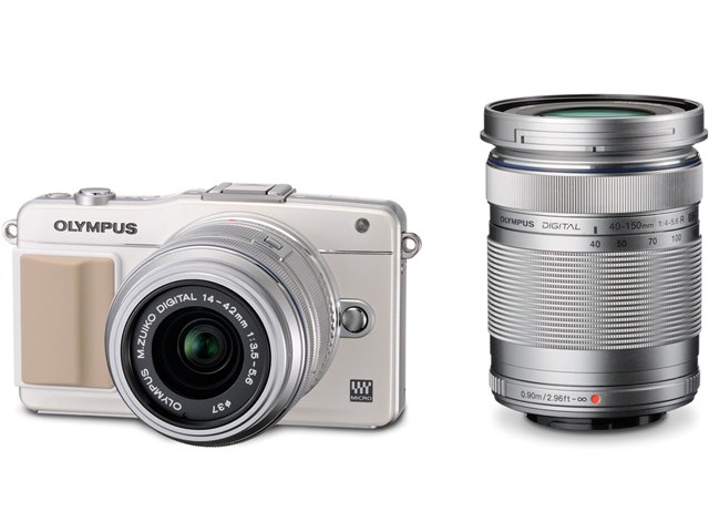 OLYMPUS E−PM2 E-PM2 ダブルズームキット WHITE OLYMPUS PEN mini E-PM2 ダブルズームキット [ホワイト]の製品画像