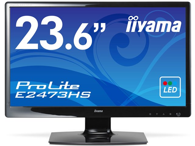 iiyama 液晶モニター ProLite E2473HS E2473HS-GB1 ProLite E2473HS E2473HS-GB1 [23.6インチ マーベルブラック]の製品