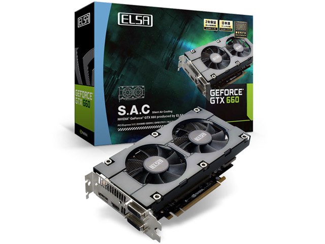 Elsa Geforce Gtx 660 2gb S A C Pciexp 2gb の製品画像 価格 Com