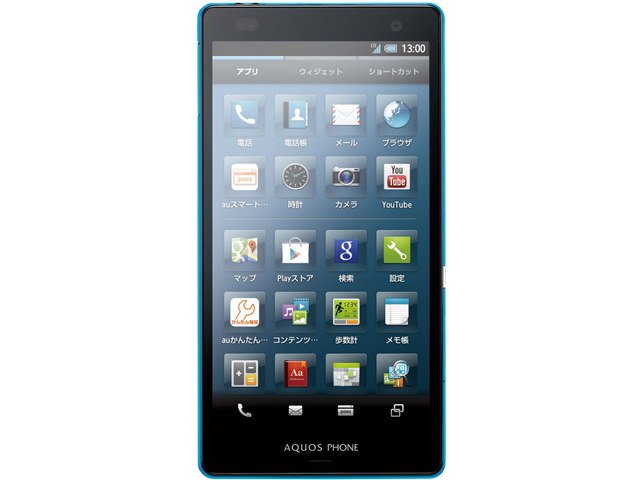 【値下げ】AU AQUOS PHONE①ブルー (SHL22)(送料込) AQUOS PHONE SERIE SHL21 au [クリアブルー]の製品画像 - 価格.com