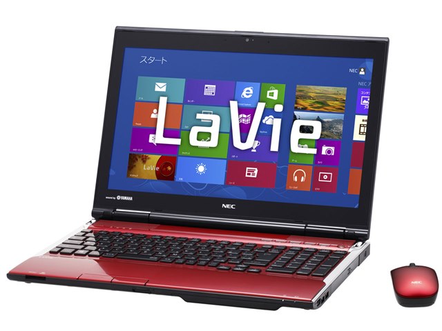 【特価❣】人気のレッド❣すぐに使える薄型ノートPC❣LavieS 368b1c9b9fa88a0e.jpg