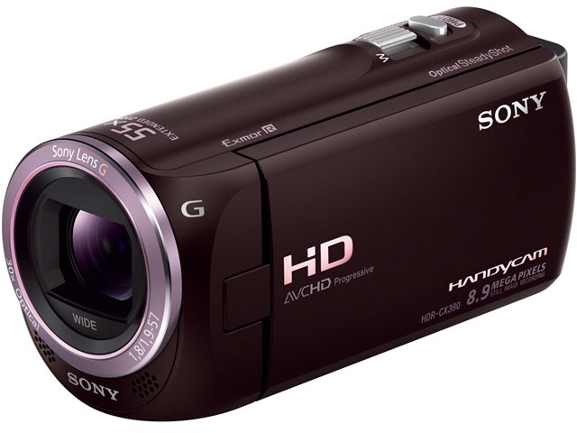 SONY HDR-CX390 ビデオカメラ本体 HDR-CX390 (T) [ボルドーブラウン]の