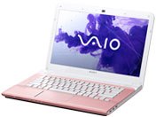 SONY vaio SVE14139CJP　きれいなピンク VAIO Eシリーズ SVE14139CJP [ピンク]の製品画像 - 価格.com