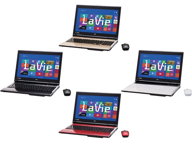LaVie L LL750/LS6R PC-LL750LS6R [クリスタルレッド]の製品画像 ...