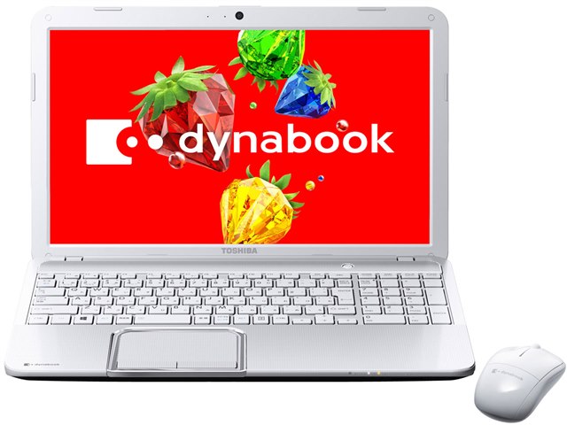 【ジャンク品】Toshiba T552/58FWM ノートPC ホワイト dynabook T552 T552/58HW PT55258HBMW [リュクスホワイト]の製品画像