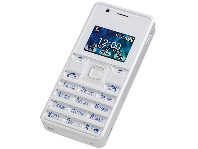 ストラップフォン2 WX06A [ホワイト]の製品画像 - 価格.com