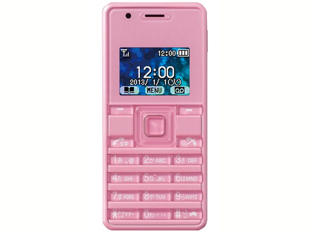 ストラップフォン2 WX06A [ピンク]の製品画像 - 価格.com