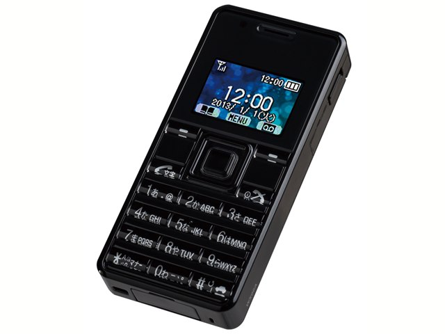 ストラップフォン2 WX06A [ブラック]の製品画像 - 価格.com