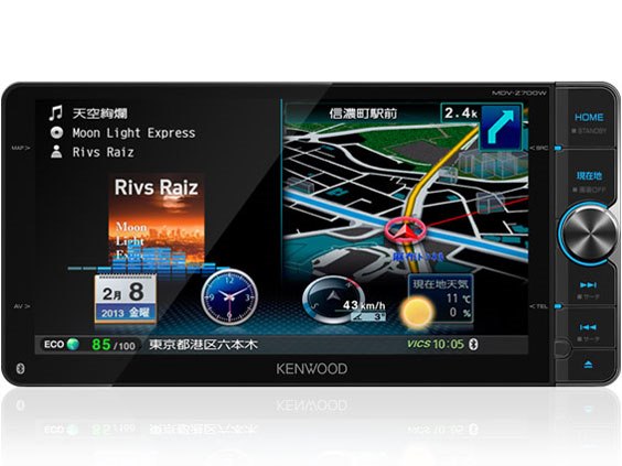 KENWOOD MDV-Z700W カーナビ 彩速ナビ MDV-Z700Wの製品画像 - 価格.com