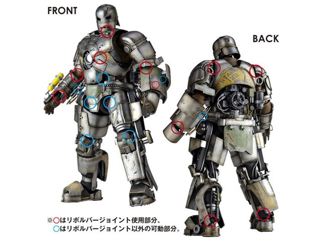 特撮リボルテック No.045 アイアンマン マーク1の製品画像