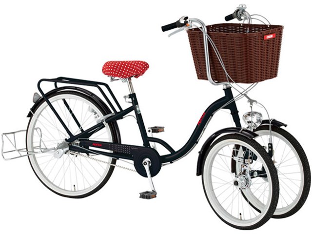 前カゴ三輪自転車 10508-01 [Black]の製品画像 - 価格.com