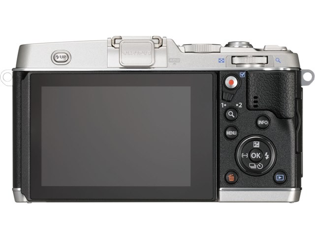 OLYMPUS PEN E-P5 シルバー レザーケース付き OLYMPUS PEN E-P5 シルバー レザーケース付き