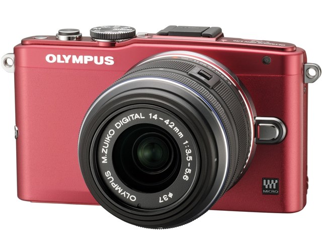 OLYMPUS PEN Lite E-PL6 ダブルズームキット [レッド]の製品画像