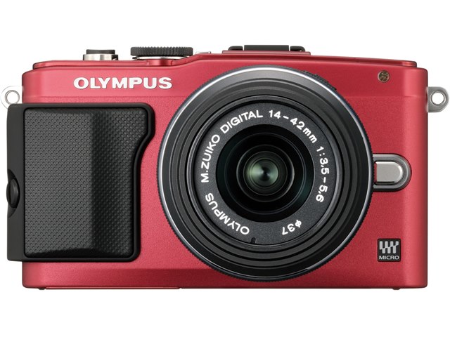 OLYMPUS PEN Lite E-PL6 ダブルズームキット [レッド]の製品画像 ...