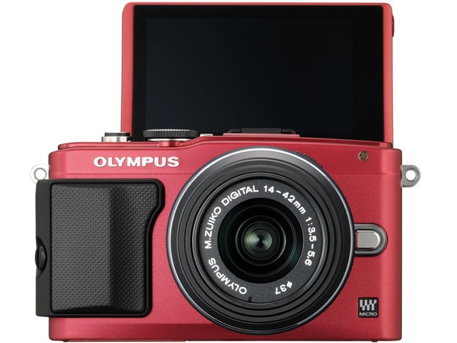 OLYMPUS PEN Lite E-PL6 ダブルズームキット [レッド]の製品画像