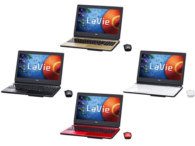 LaVie L LL750/MSR PC-LL750MSR [クリスタルレッド]の製品画像