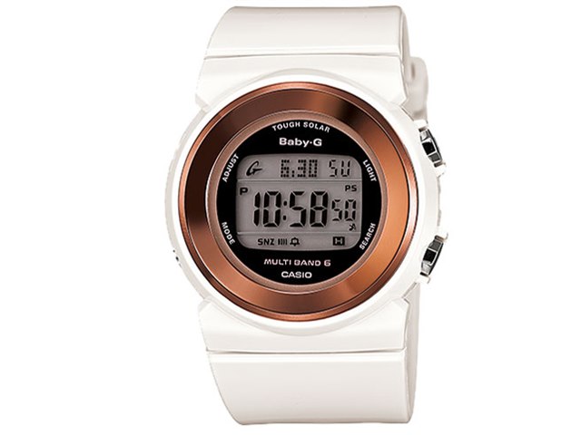 BABY-G BGD-1300-7JF ホワイト/ピンク Amazon.co.jp: [カシオ] 腕時計 ベビージー 電波ソーラー BGD-1300-7JF