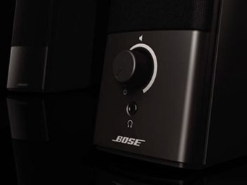 【美品】bose スピーカーCompanion 2 series II ブラック 音良し、デザイン良し。BOSEのデスクトップスピーカー
