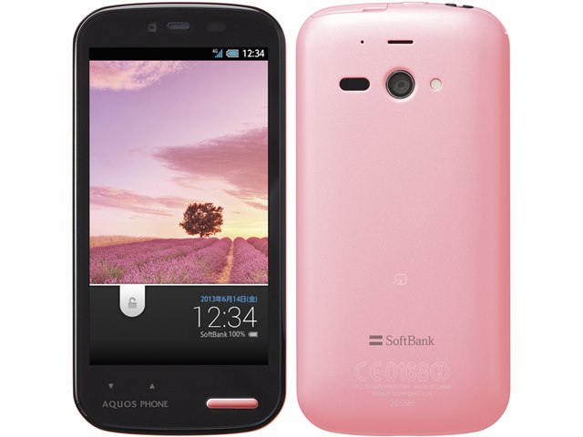 AQUOS PHONE ss 205SH SoftBank [シルキーピンク] (機種変更)の製品